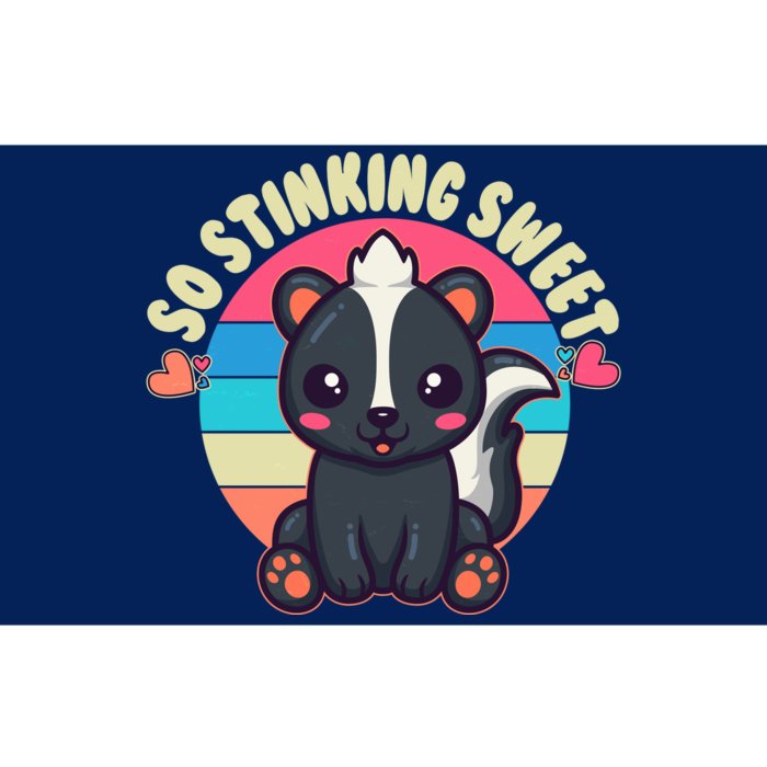 Funny Cute Skunk So Stinking Sweet Bumper Sticker