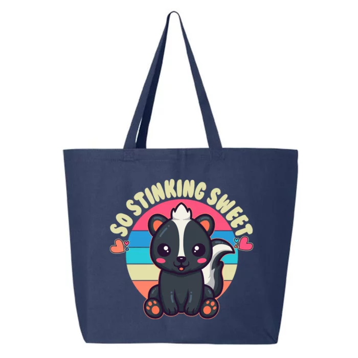 Funny Cute Skunk So Stinking Sweet 25L Jumbo Tote