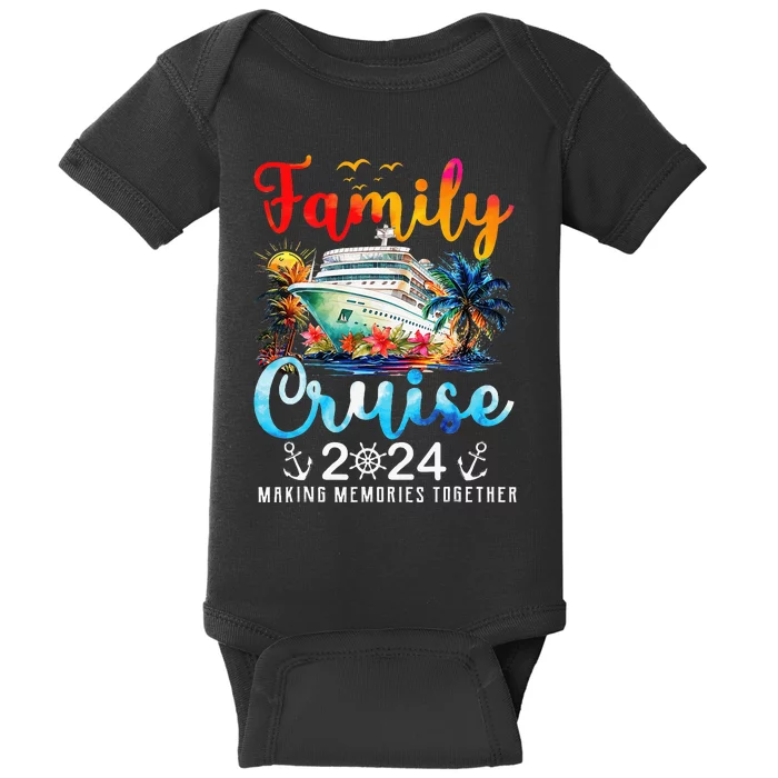 Family Cruise Ship Vacation Trip 2024 Family Cruise Matching Baby Bodysuit