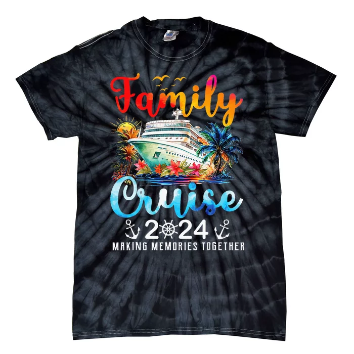 Family Cruise Ship Vacation Trip 2024 Family Cruise Matching Tie-Dye T-Shirt