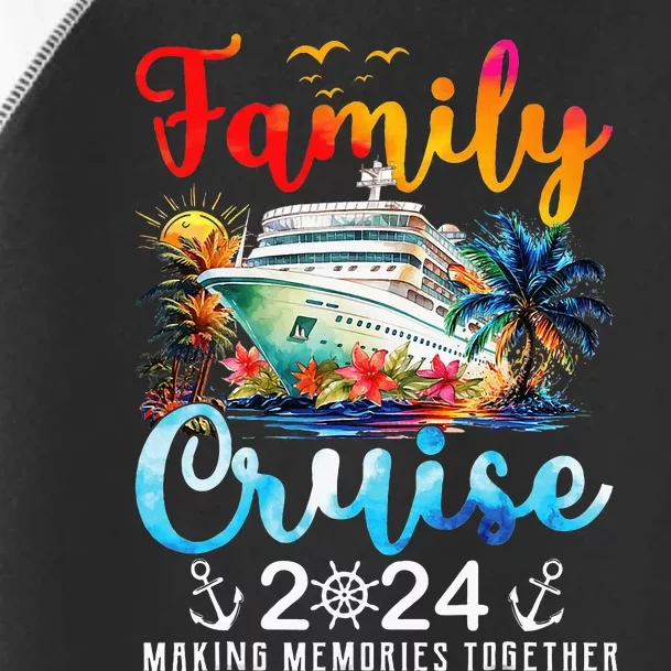 Family Cruise Ship Vacation Trip 2024 Family Cruise Matching Toddler Fine Jersey T-Shirt