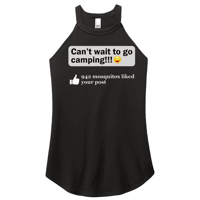 Funny Camping Saying Humor Outdoorsy Joke Camp Gear Gift Women’s Perfect Tri Rocker Tank