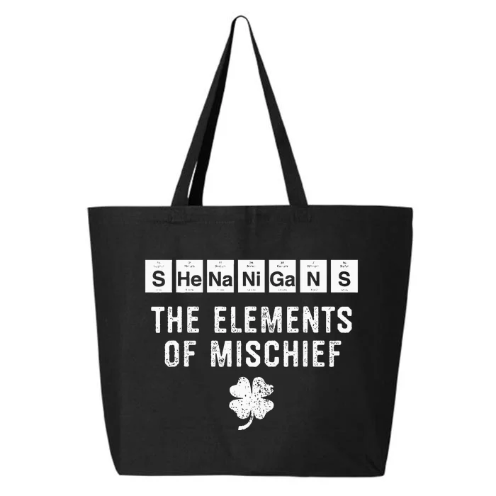 Funny Chemistry  Shenanigans Periodic Table Elements 25L Jumbo Tote