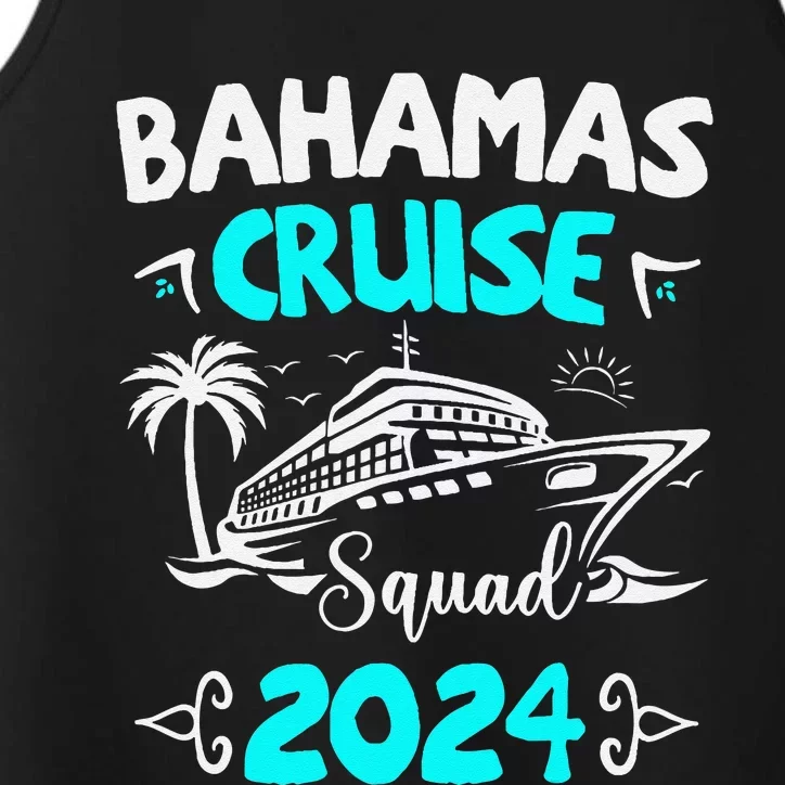 Family Cruise Squad Bahamas 2024 Summer Matching Vacation Performance Tank