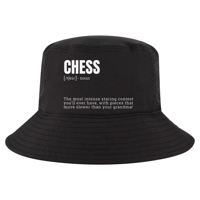 Funny Chess Staring Contest Champion Definition Cool Comfort Performance Bucket Hat