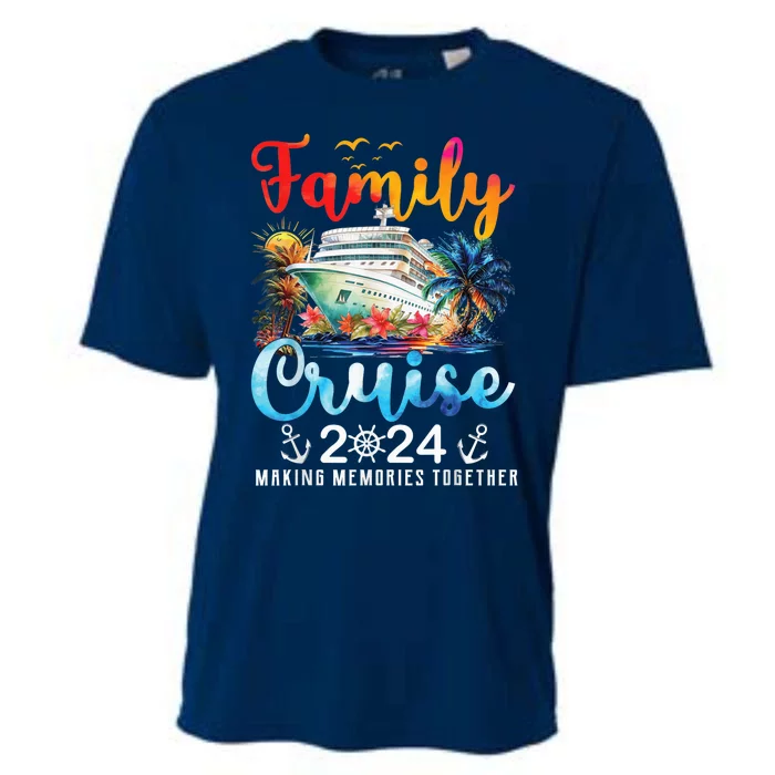 Family Cruise Ship Vacation Trip 2024 Family Cruise Matching Cooling Performance Crew T-Shirt