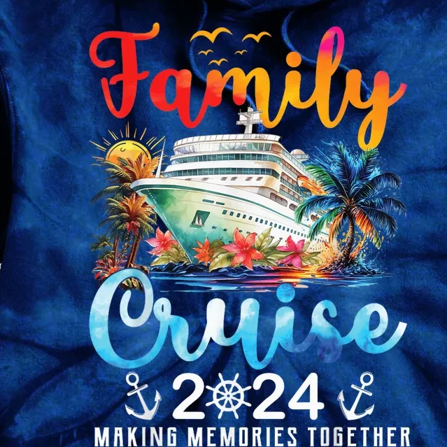 Family Cruise Ship Vacation Trip 2024 Family Cruise Matching Tie Dye Hoodie