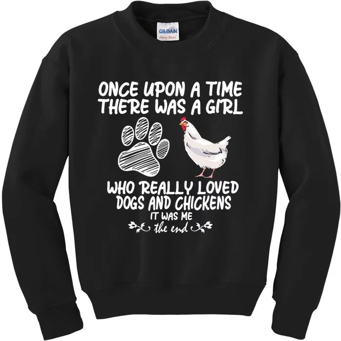 Funny Chicken Shirts For Women Funny Dog Tee Farmer Girl Dog Kids Sweatshirt