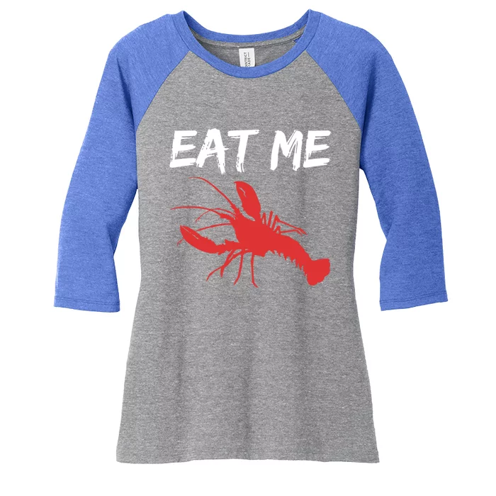 Funny Crawfish Season Clothes For The Next Crawfish Boil Gift Women's Tri-Blend 3/4-Sleeve Raglan Shirt