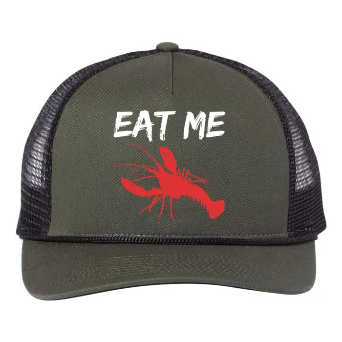 Funny Crawfish Season Clothes For The Next Crawfish Boil Gift Retro Rope Trucker Hat Cap