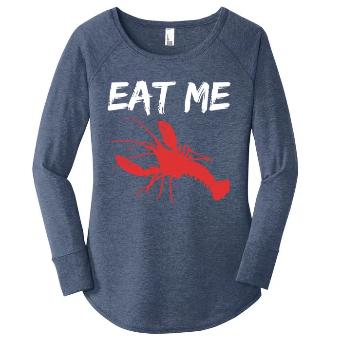 Funny Crawfish Season Clothes For The Next Crawfish Boil Gift Women's Perfect Tri Tunic Long Sleeve Shirt