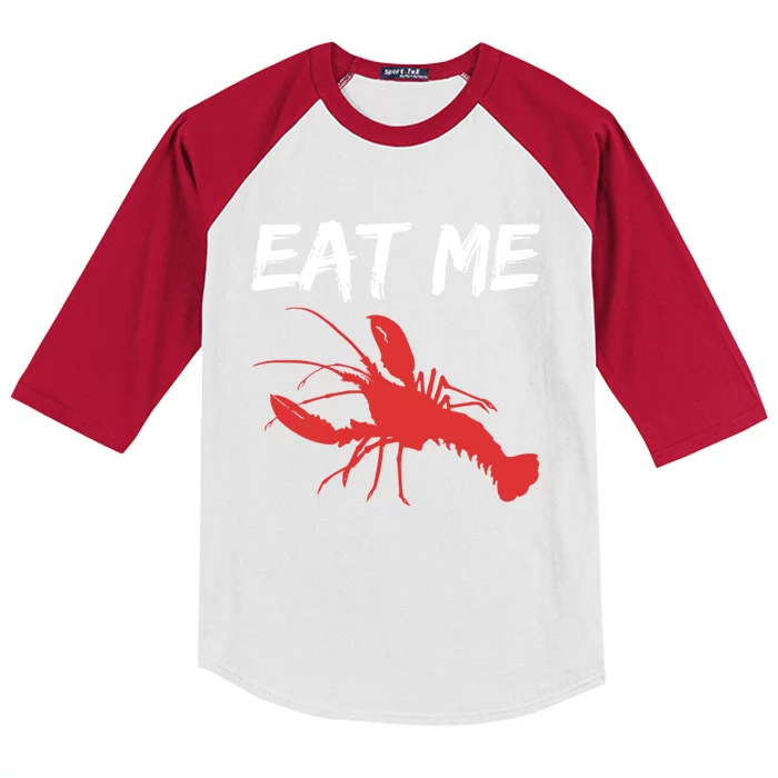 Funny Crawfish Season Clothes For The Next Crawfish Boil Gift Kids Colorblock Raglan Jersey