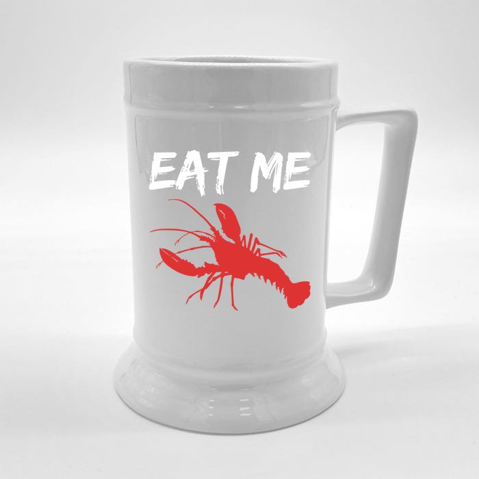 Funny Crawfish Season Clothes For The Next Crawfish Boil Gift Front & Back Beer Stein