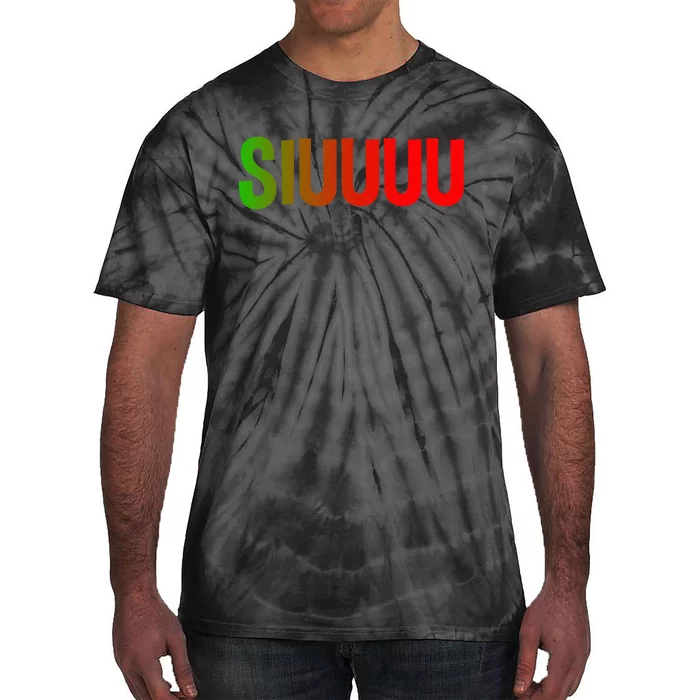 Funny Cheers Siuuuu Tie-Dye T-Shirt