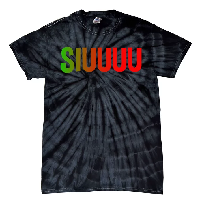 Funny Cheers Siuuuu Tie-Dye T-Shirt