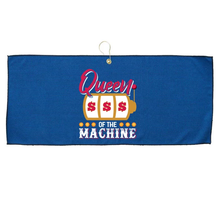 Funny Casino Slot Machine Queen Gambling Slot Machine Large Microfiber Waffle Golf Towel