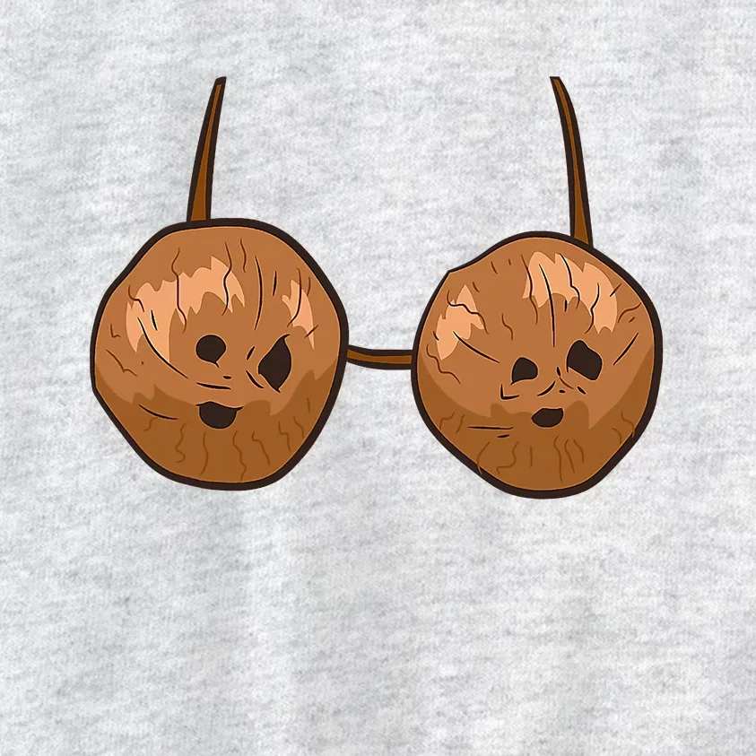 Funny Coconut Summer Coconuts Bra Halloween Kids Sweatshirt