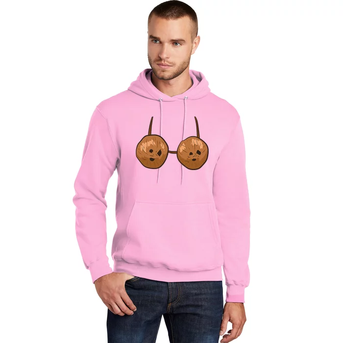 Funny Coconut Summer Coconuts Bra Halloween Hoodie