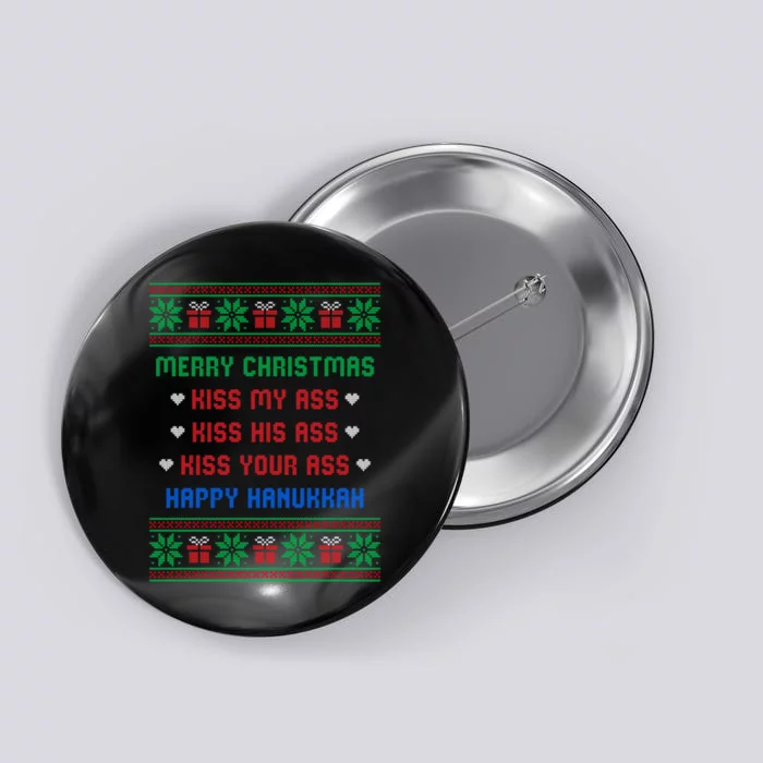 Funny Christmas Sweaters Button