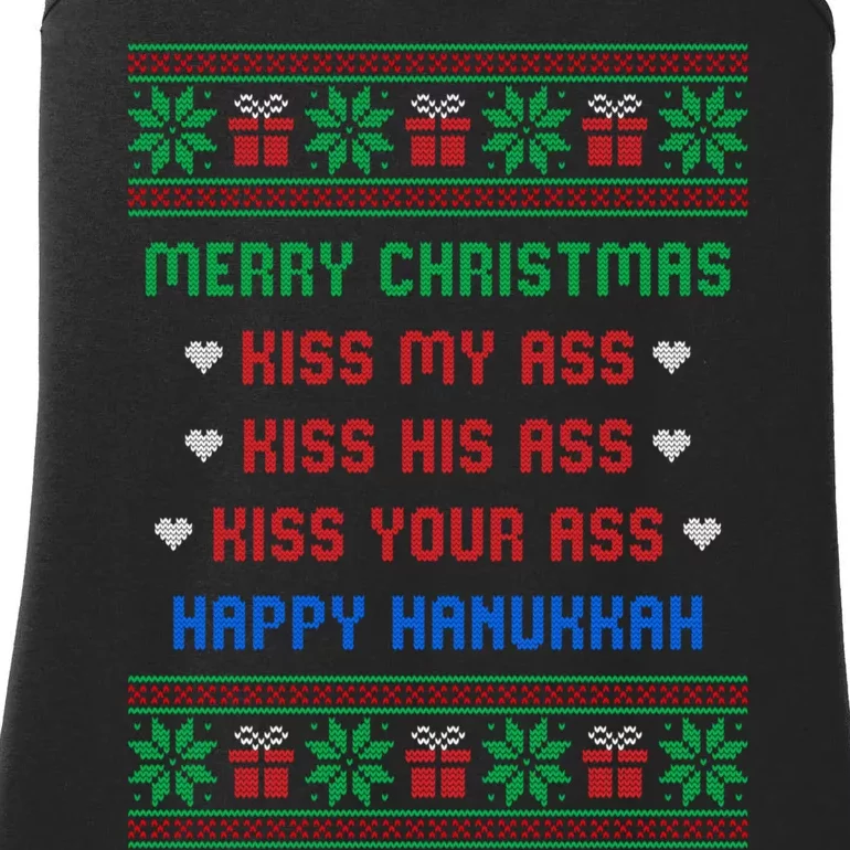 Funny Christmas Sweaters Ladies Essential Tank