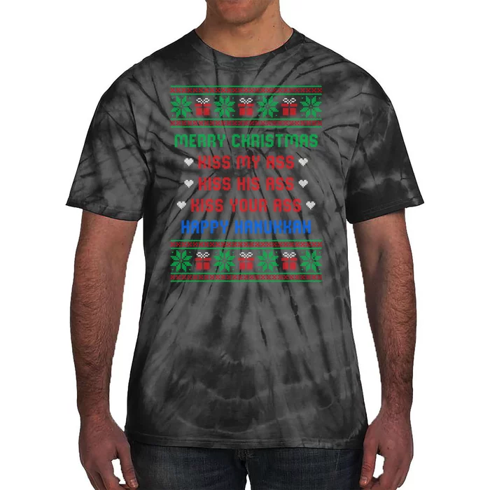 Funny Christmas Sweaters Tie-Dye T-Shirt