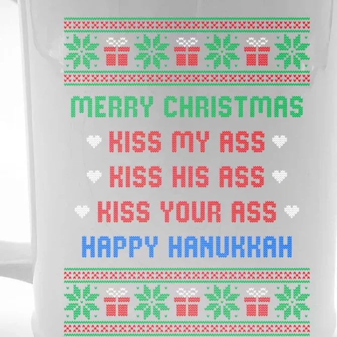 Funny Christmas Sweaters Front & Back Beer Stein