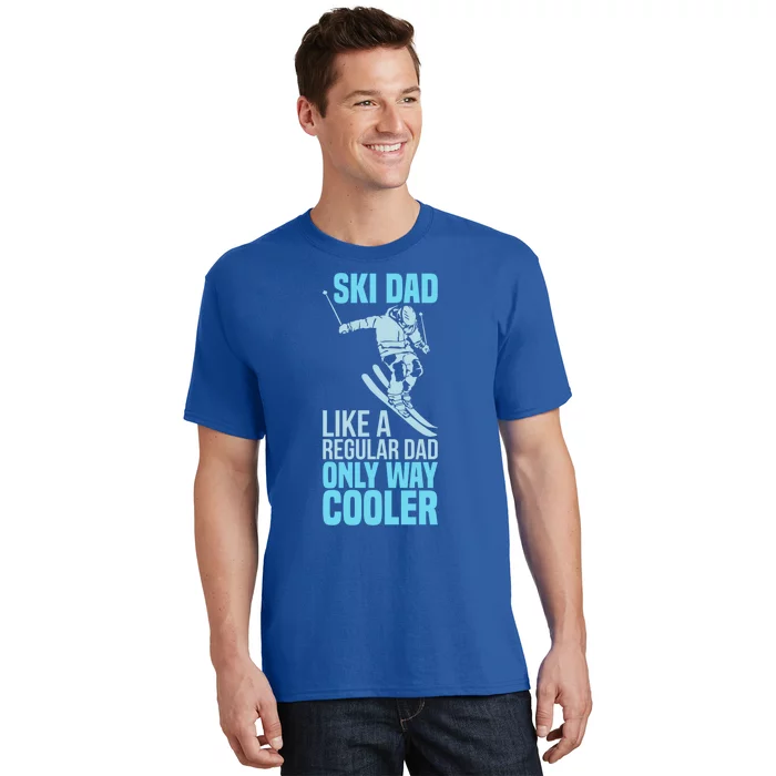 Funny Cool Ski Dad Definition Skier Mountain Slope Meaningful Gift T-Shirt