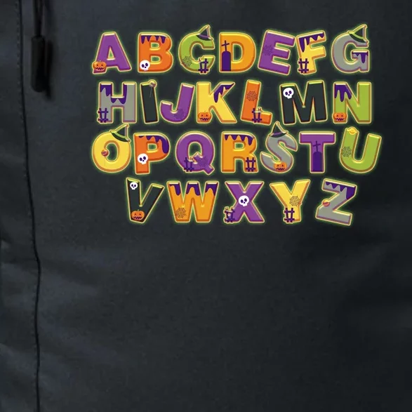 Funny Creepy Spooky Alphabet Letters Daily Commute Backpack