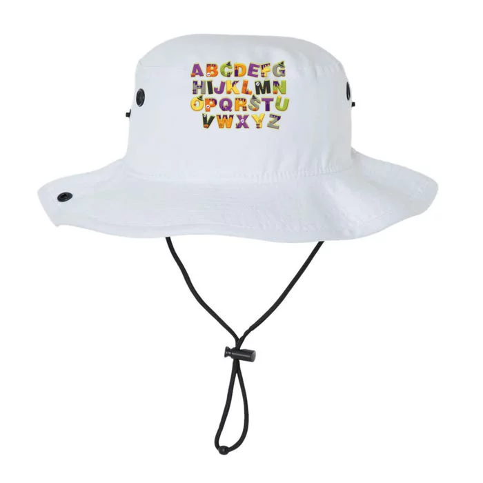 Funny Creepy Spooky Alphabet Letters Legacy Cool Fit Booney Bucket Hat