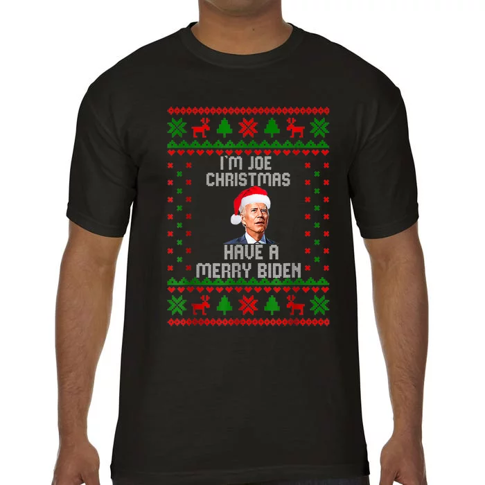 Funny Confused Santa Joe Biden Christmas Comfort Colors T-Shirt