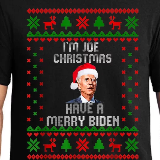 Funny Confused Santa Joe Biden Christmas Pajama Set