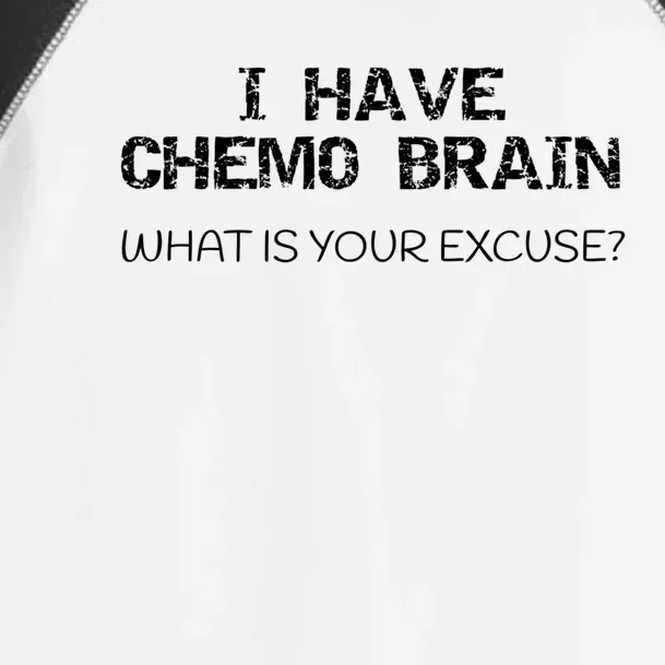 Funny Cancer Sucks Gift I Have Chemo Brain Gift Toddler Fine Jersey T-Shirt