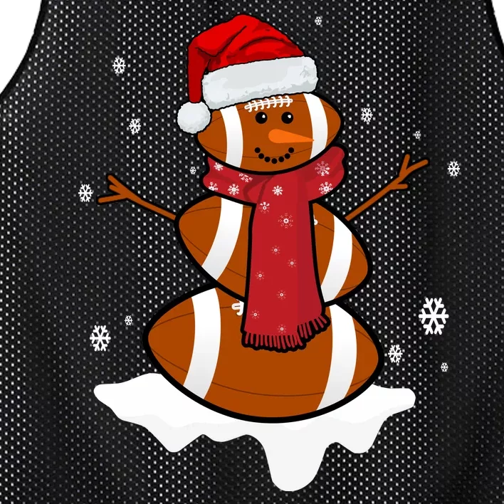 Football Christmas Snowman Mesh Reversible Basketball Jersey Tank