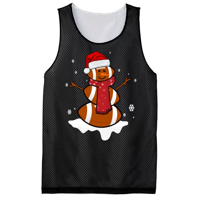 Football Christmas Snowman Mesh Reversible Basketball Jersey Tank