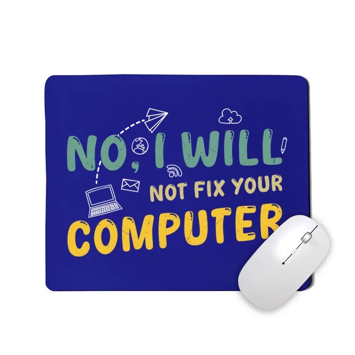 Funny Computer Science Programmer Quote Technician Cool Joke Cool Gift Mousepad