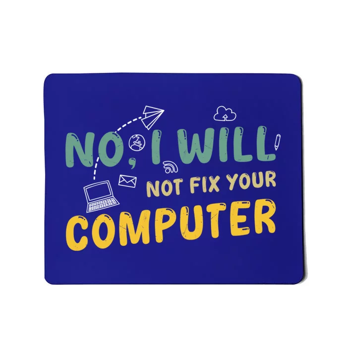 Funny Computer Science Programmer Quote Technician Cool Joke Cool Gift Mousepad