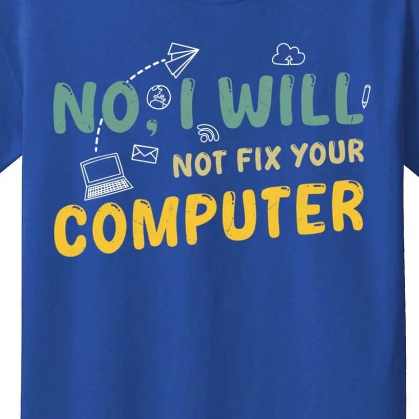 Funny Computer Science Programmer Quote Technician Cool Joke Cool Gift Kids T-Shirt