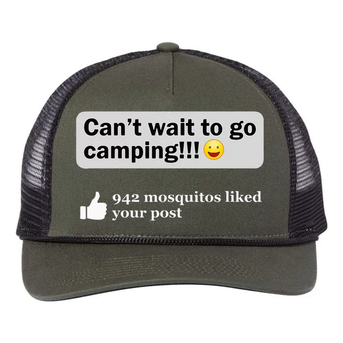 Funny Camping Saying Humor Outdoorsy Joke Camp Gear Gift Retro Rope Trucker Hat Cap