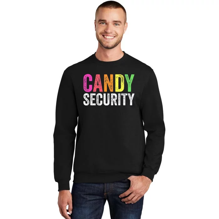 Funny Candy Security Halloween Costume Tall Sweatshirt