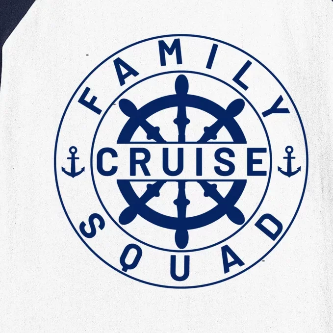 Family Cruise Squad Cruise Family And Group Cruise Ship Gift Baseball Sleeve Shirt