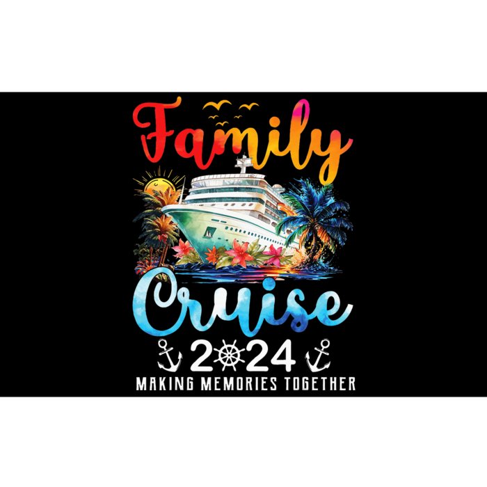 Family Cruise Ship Vacation Trip 2024 Family Cruise Matching Bumper Sticker