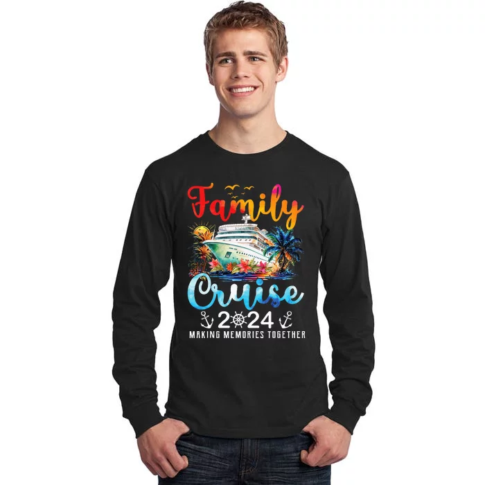 Family Cruise Ship Vacation Trip 2024 Family Cruise Matching Tall Long Sleeve T-Shirt