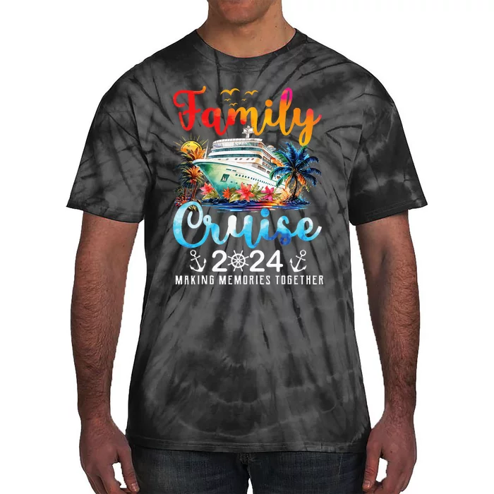 Family Cruise Ship Vacation Trip 2024 Family Cruise Matching Tie-Dye T-Shirt