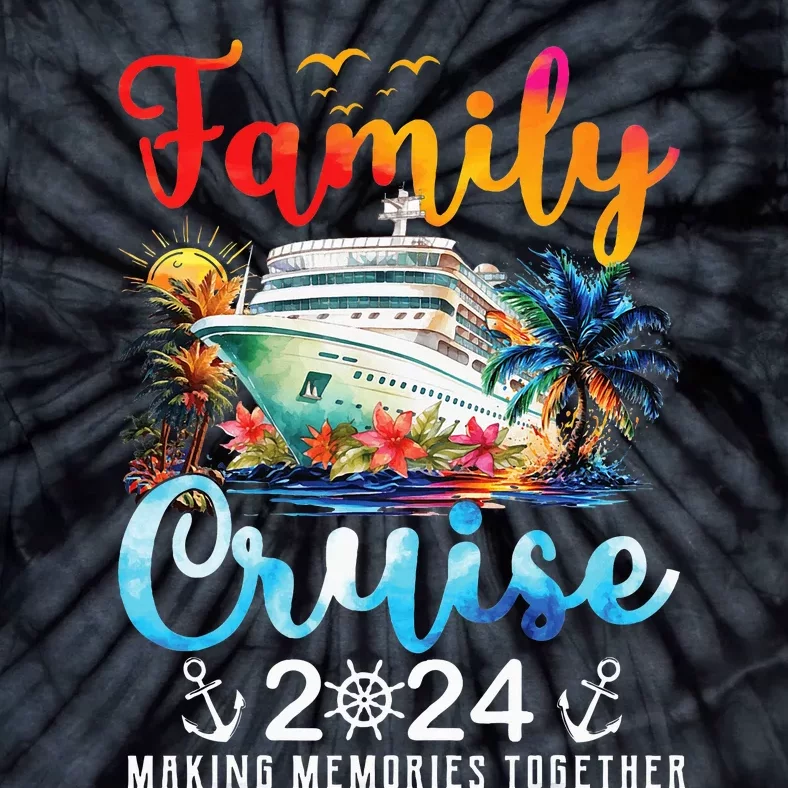 Family Cruise Ship Vacation Trip 2024 Family Cruise Matching Tie-Dye T-Shirt