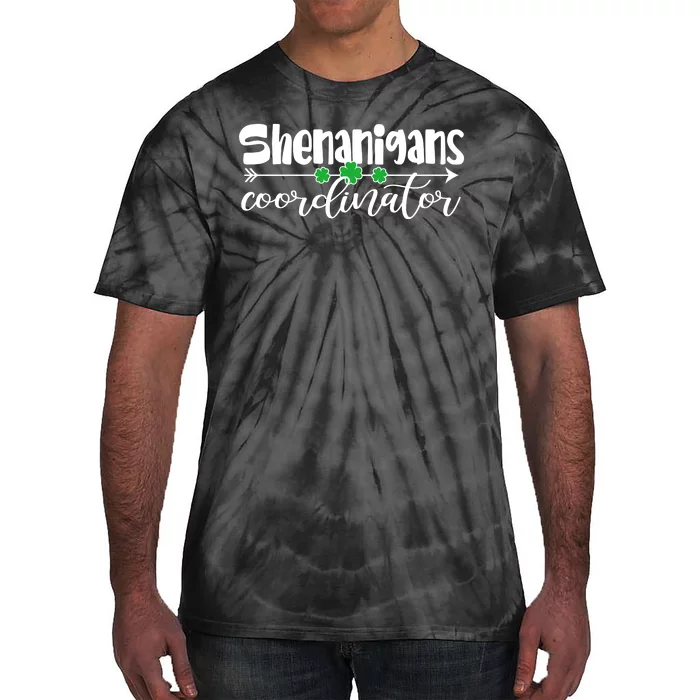 Funny Cute St Patricks Day Shenanigans Coordinator Tie-Dye T-Shirt