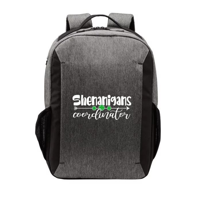 Funny Cute St Patricks Day Shenanigans Coordinator Vector Backpack