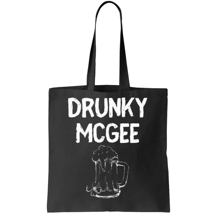 Funny Couple St Patricks Day I'm Drunky Mcgee Tote Bag