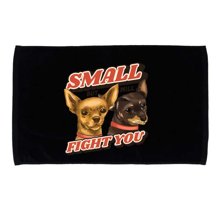 Funny Chiwawa Small But Will Fight You Microfiber Hand Towel