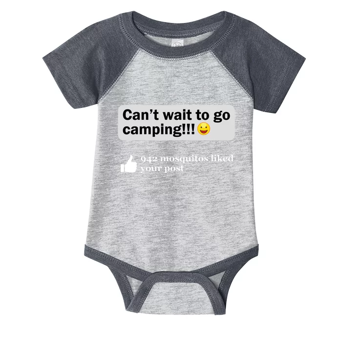 Funny Camping Saying Humor Outdoorsy Joke Camp Gear Gift Infant Baby Jersey Bodysuit