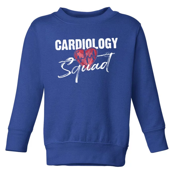 Funny Cardiology Squad Gift For Cardiovascular Technologists Gift Toddler Sweatshirt